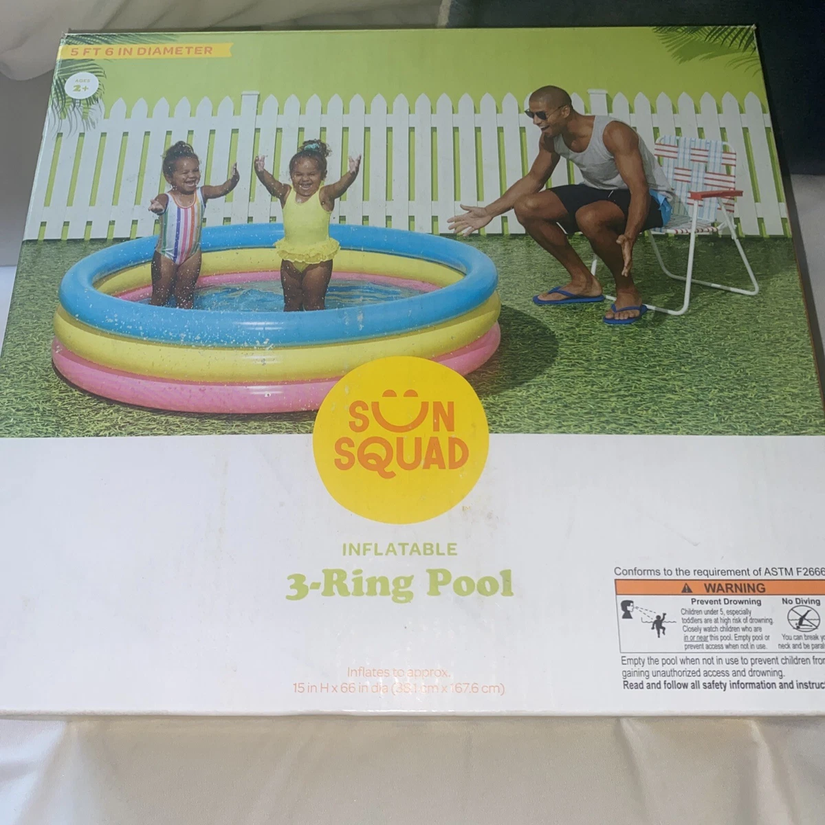 Sun squad inflatable pool deals