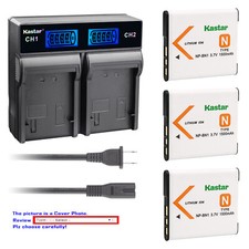Kastar Battery LCD Rapid Charger for Sony NP-BN1 NPBN1 Sony Cyber-shot DSC-TX30