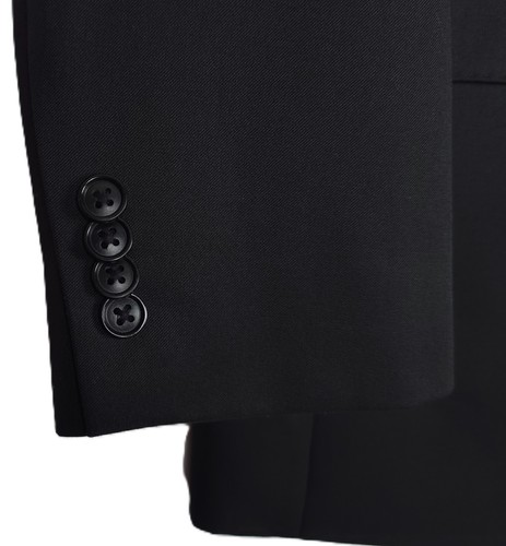 Sean John Men's Classic-Fit 2-Piece Suit Black Solid 38R 31x32 NWT - Picture 6 of 13