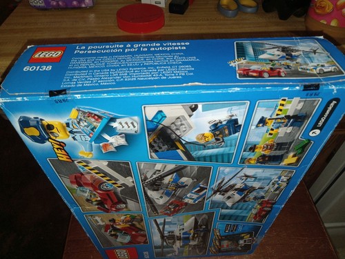 Lego Model 60138 HIGH SPEED CHASE Set City Town 294pcs NEW! SEALED! - Picture 2 of 4