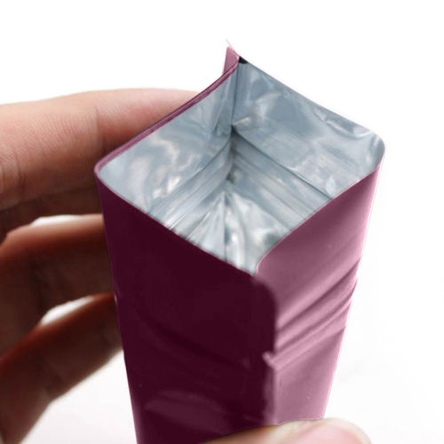 100 bolsas planas metálicas sólidas Mylar con cierre de cremallera bolsa de reembalaje con variedad de tamaños - Imagen 22 de 30