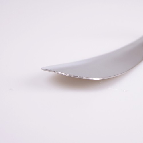 Calzascarpe argento 15 cm metallo lucido corno professionale cucchiaio calzascarpe acciaio inox_cn - Foto 5 di 6