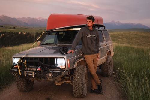 Rough Country 84089MD Hoodie Digital Gray MD - Picture 4 of 7