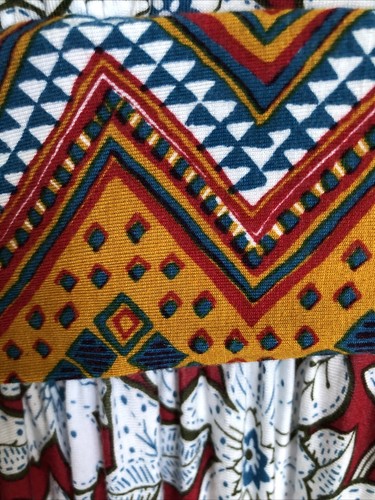 Maeve Anthropologie Tiered Maxi Dress Size M Vneck Jersey Floral Sleeveless - Picture 22 of 23