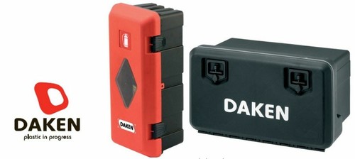 DAKEN Toolbox JUST 750x350x300 Lorry Side Locker Truck Storage Box Strap Box - Picture 4 of 9