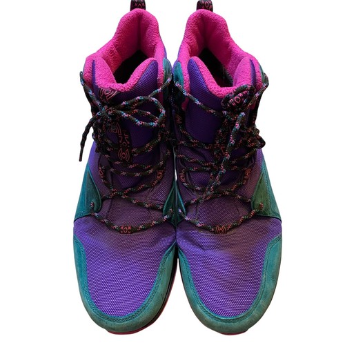 Columbia Out-Dry Botas Verde/Púrpura/Rosa Impermeables Para Hombre Talla 14 - Imagen 3 de 10