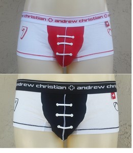 Andrew-Christian-Men-039-s-Underwear-Boxer-Brief-Football-America-s-favorite-sports