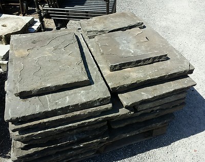 Reclaimed Welsh Pennant Flagstone Garden Paving Patio Flooring Ebay