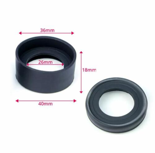 10pcs Rubber Foldable Microscope Eyepiece Eyecup 36mm Inner Diameter Eye Guards - Picture 2 of 12