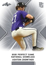 10-Count Lot Ashton Crowther 2021 Leaf Perfect Game NIKE All-American Rookies