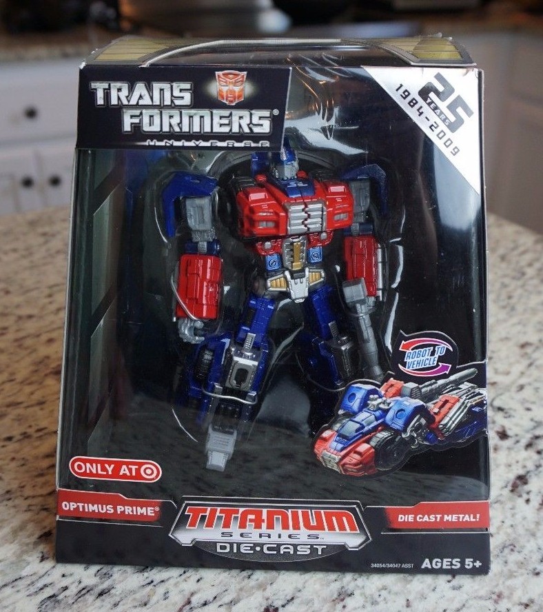 Optimus Prime Transformers Die Cast Titanium Series objetivo exclusivo universo Optimus Prime Transformers Die Cast Titanium Series objetivo exclusivo universo