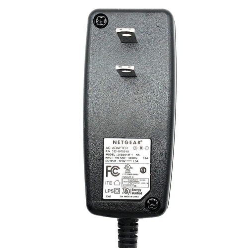 NEW Original Netgear 2ABB018F 1 AC Adapter 12V 1.5A Power Supply 18W Plug In OEM - Picture 3 of 6