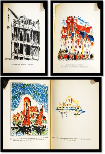 Hendrick Willem Van Loon / The Arts / 1939 Book Club Edition Folded Chart Illust - Bild 5 von 6