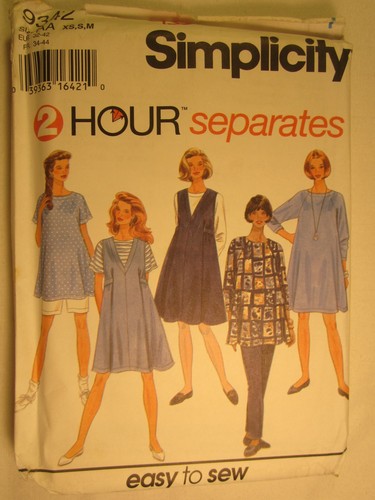 CHOICE Uncut 1995 Simplicity Pattern Size 6 8 10 12 14 16 18 DRESS Blouse CAFTAN - Picture 5 of 13
