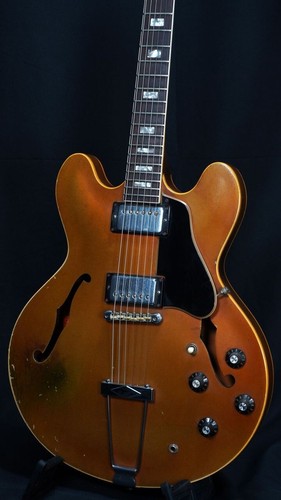 Used 1967 Gibson ES-335TD Sparkling Burgundy / Gold Numbered PAF 3.9kg W/OHSC - Picture 2 of 12