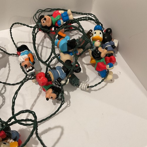 Disney Topolino e Amici Stringa Luci di Natale Paperino Pippo Minnie Lotto di 4 - Foto 4 di 15