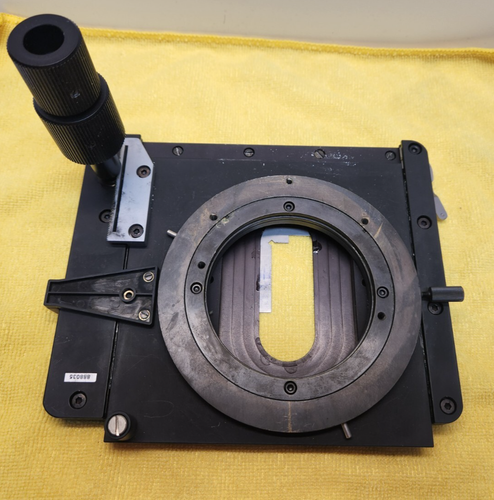 LEICA DMR DMRB GERMANY XY STAGE TABLE MICROSCOPE #888035 FREE SHIP! - Picture 5 of 7