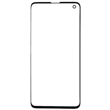 Screen Glass for Samsung Galaxy S10 Black Replacement Cell Phone Repair Part