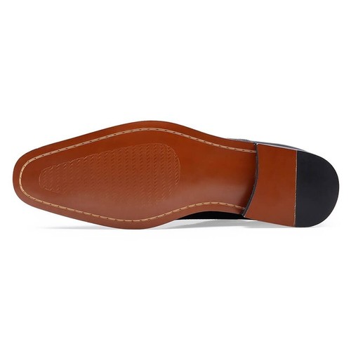 US7.5CHAMARIPA Elevator Shoes Men Black Dress Shoes Height Increase 7cm/ 2.7inch - Picture 4 of 5