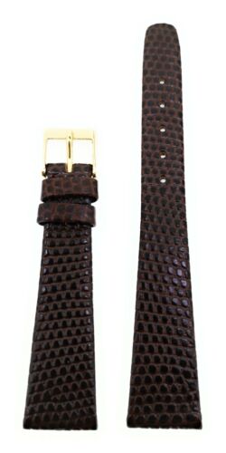 XS Bracelet Montre 15 MM De Bucherer Braun Vrai Lézard " Pour " / 76 - Picture 2 of 4