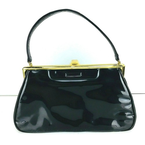 Vintage 50's JR Florida Julius Resnick Black Paten