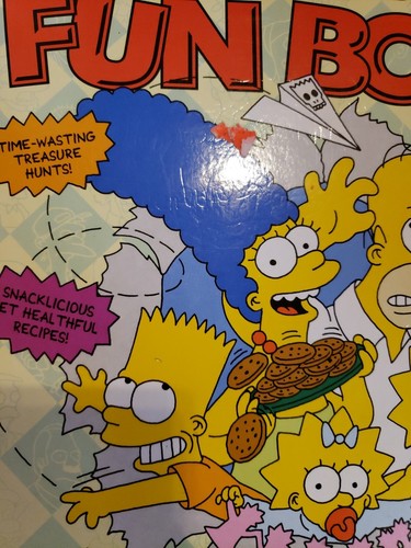 The Simpsons Rainy Day Fun Book by Matt Groening 1991 First Edition Soft Cover - Picture 11 of 11