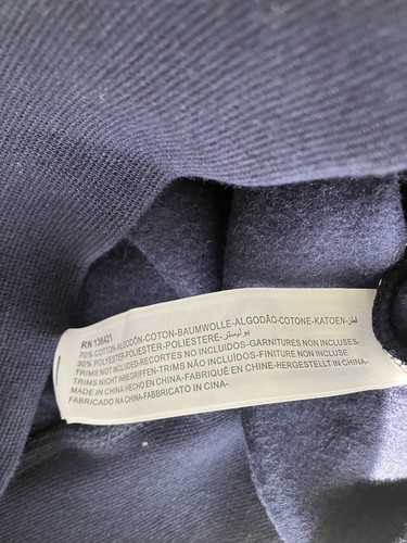 Jeff Staple Pigeon Navy Pinstripe Pullover Hoodie Sm Embroidered New 2309H7359 - Picture 9 of 9