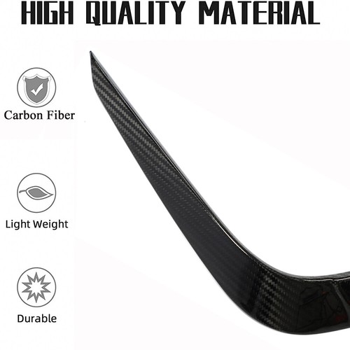 For BMW 8 Series G14 G15 G16 M850i DRY CARBON Rear Bumper Splitters Canards Fins - Picture 11 of 12