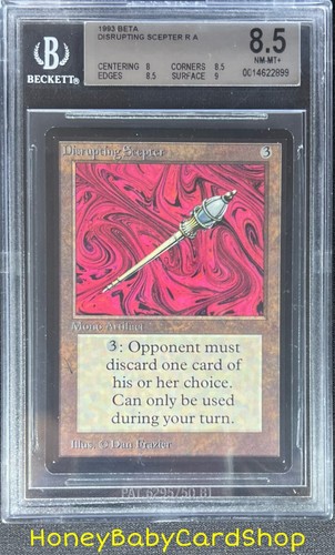 MTG Limited Edition Beta 1993 Disrupting Scepter BGS 8.5 NM/MT+ Old School 93/94 - Picture 1 of 6