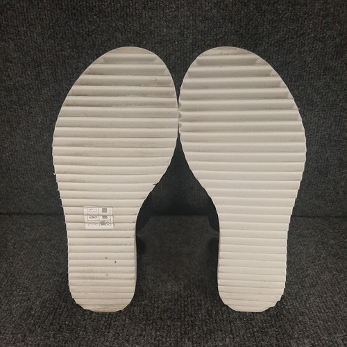 Sandalias Skechers Bobs para mujer con tiras de espuma viscoelástica cremallera trasera talla 7,5 negras bonitas - Imagen 9 de 19