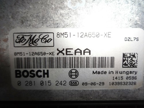 Ford C-Max DM2 1,6 TDCI Steuergerät Motorsteuergerät 8M5112A650XE 0281015242 - Bild 4 von 4