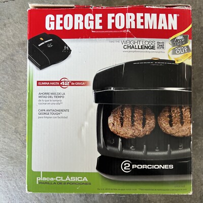 George Foreman Healthy Cooking 3 Champ Grill, New In Box