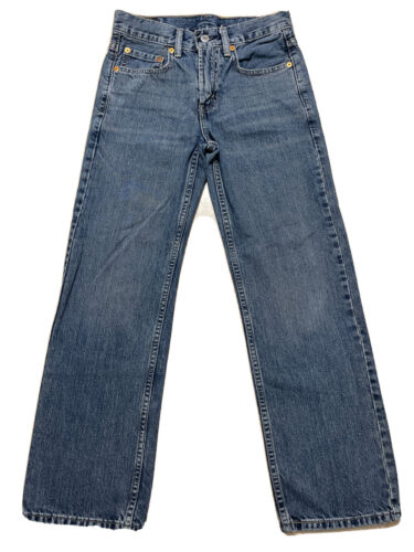 Levi’s 550 Kinder 14 Slim 25 x 27 Baumwolle Blau Bootcut Medium Wash Denim Jeans