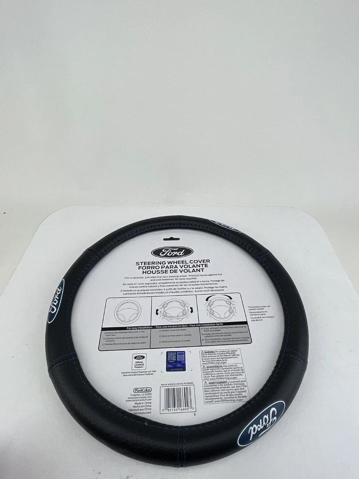 New Ford Licensed Steering Wheel Cover Taurus Crown Victoria Mustang Focus - Image 4 of 4