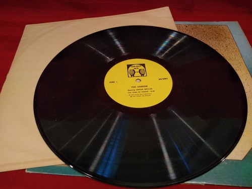 THE SHADOW radio broadcast record ORSON WELLES 5001 TOMB OF TERROR - Picture 4 of 4