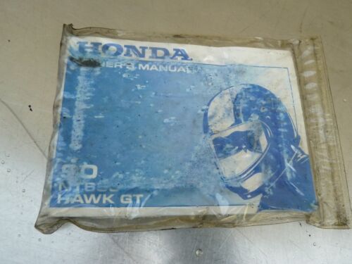 Owners manual NT650 Hawk 88-91 2 Bros Honda #O28
