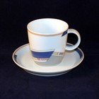 Thomas York Cubic Kaffeetasse mit Untertasse neuwertig