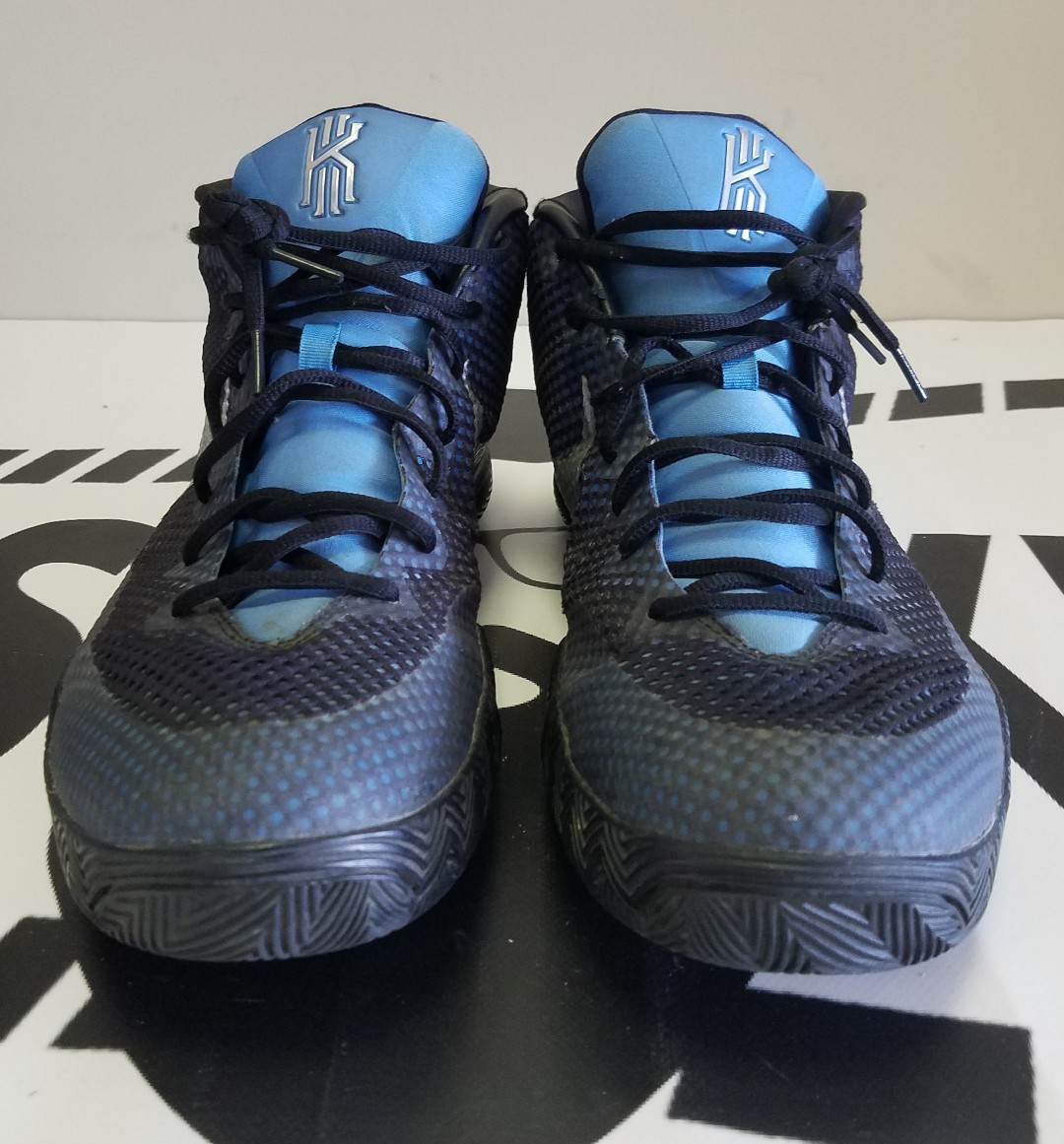 Nike Zoom Kyrie 1 iD Black Game Royal Blue Grey SZ 15 ( 747423-991 ) used no box Nike Zoom Kyrie 1 iD Black Game Royal Blue Grey SZ 15 ( 747423-991 ) used no box