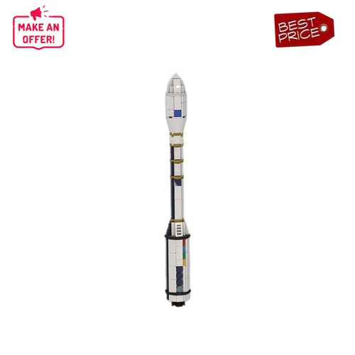 Moc-72869 1:110 Scale Arianespace’s Vega Launch Vehicle Rocket 160 Pieces - Picture 5 of 6