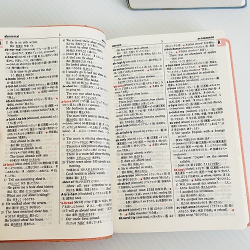X2 Kenkyusha's Japanese-English Dictionary & English-Japanese Paperback 1970 - Picture 9 of 20