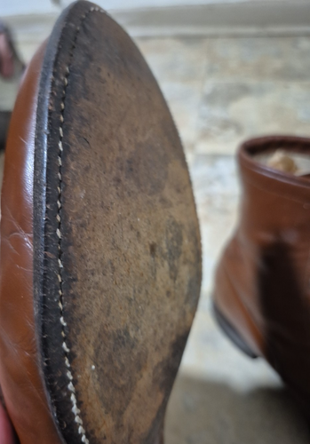 BOTAS DE TRABAJO VINTAGE JUSTIN CON CORDONES PARA HOMBRE CUERO MARRÓN ROPER EE. UU. 10.5 D - Imagen 22 de 22