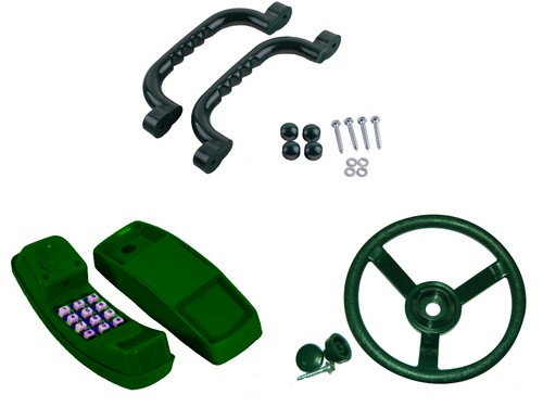 2 Handgriffe + Lenkrad + Telefon Zubehörset Sparset Spielturm Set Zubehör - Bild 12 von 12