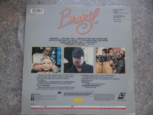 Brazil US Laser Disc LD Film Video CD Laserdisk Robert DeNiro Englisch - Afbeelding 4 van 4