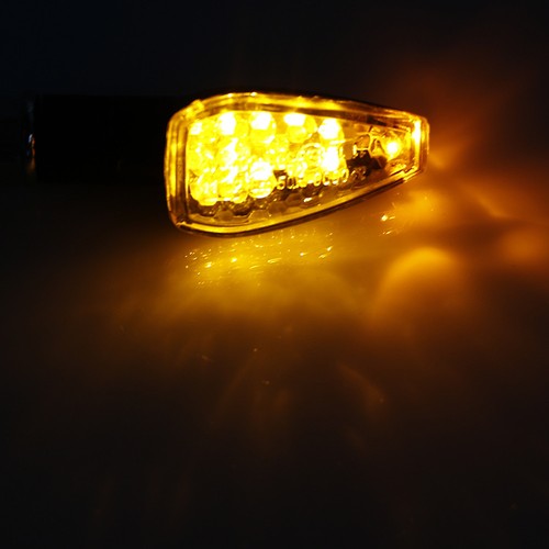 12V LED Blinker Miniblinker Universal Motorrad Roller 4 Stück mit E-Prüfzeichen - Picture 5 of 9