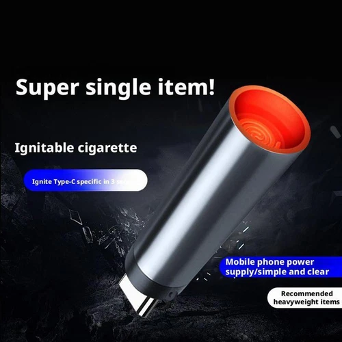 Electric For Lighter - USB C For Lighter, Flameless Windproof, Men's N0B5