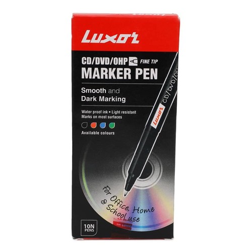 FINE + EXTRA FINE TIP Permanent Marker Pens BLACK CD / DVD Marker Best Price - Picture 18 of 42