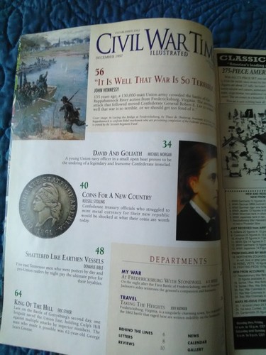 Civil War Times Mag; DEC 1997, Vol 36 - # 6 ( Fredericksburg ) FINE - Picture 5 of 10