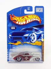 Hot Wheels Jeep Willys Coupe #094 Skin Deep Series 2/4 Silver Die-Cast Car 2001