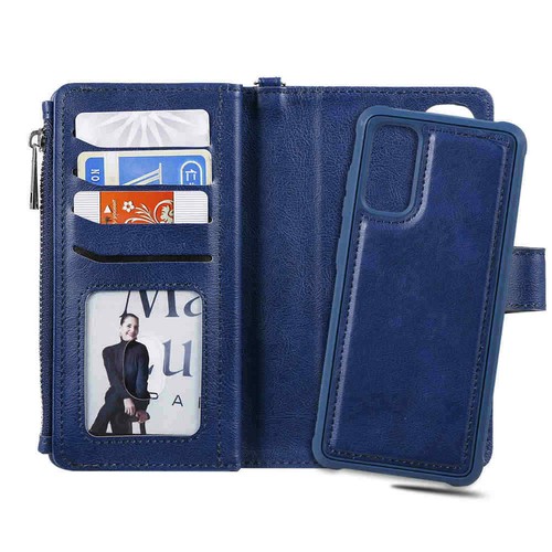 Removable Leather Wallet Case Cover For Samsung S20 Ultra S10 S9 S8 Note 10 Plus - Picture 20 of 49