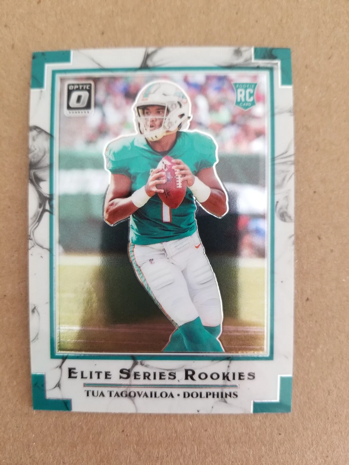 Tua Tagovailoa 2020 Donruss Optic Rookie Elite Series RC #ESR-TT Miami Dolphins
